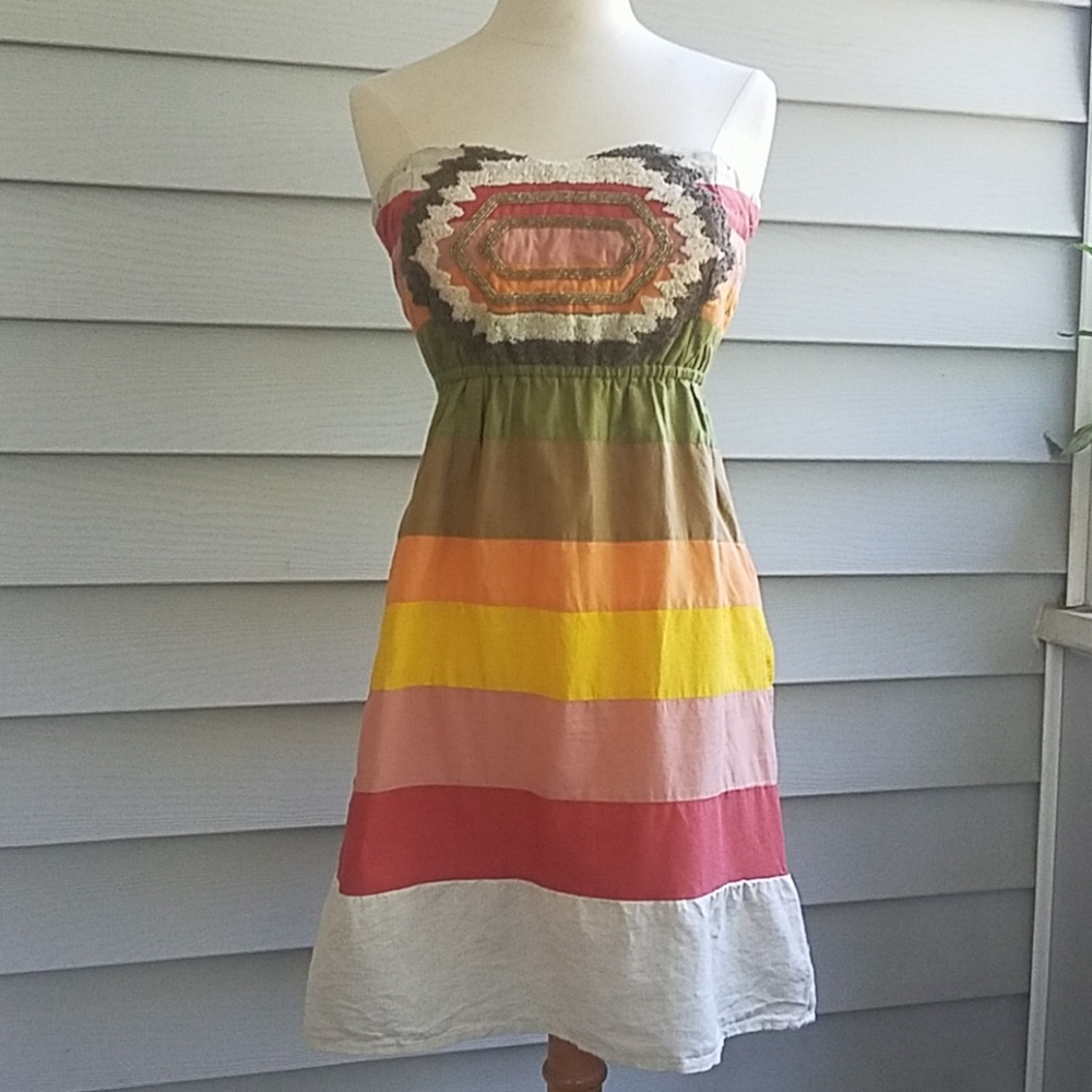 Judith March Sahara Color sleeve less Dress